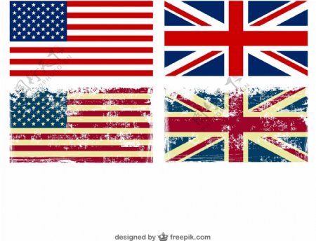 美国大birtain旗帜