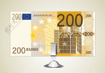 200欧元钞票