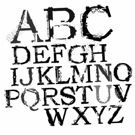 字母设计矢量素材