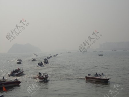 辽宁锦州海出海船图片