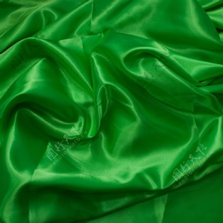 绿色丝绸