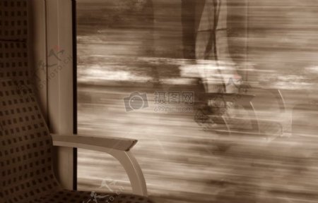 火车座位的摄影