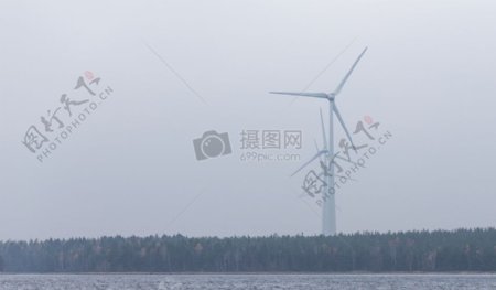 湖上风力发电站