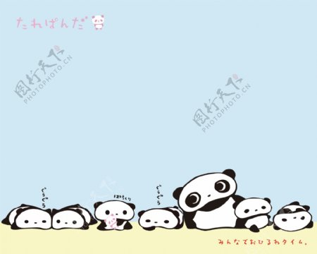 可爱小熊猫图片