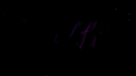 紫色光带炫光发散特效视频素材