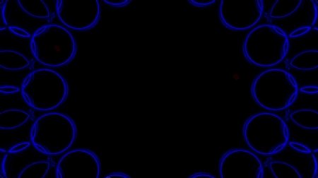 酒吧蓝色圆环光效动态视频素材