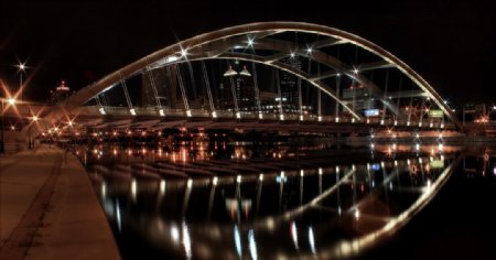夜晚的大桥