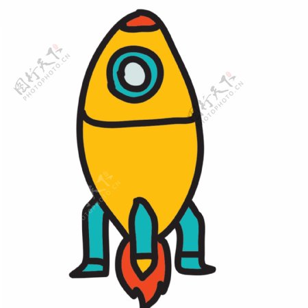 动漫类型的火箭导弹icon图标