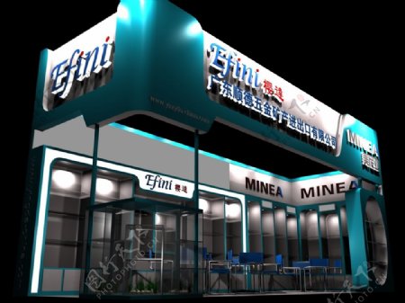 EFINI展览展示3DMAX模型