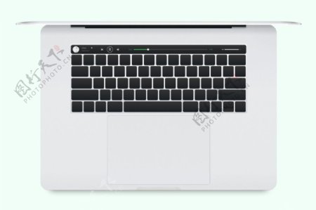 苹果电脑带键盘模型sketch素材