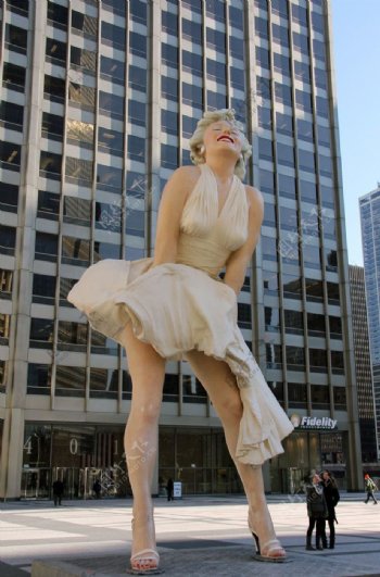 芝加哥梦露雕像