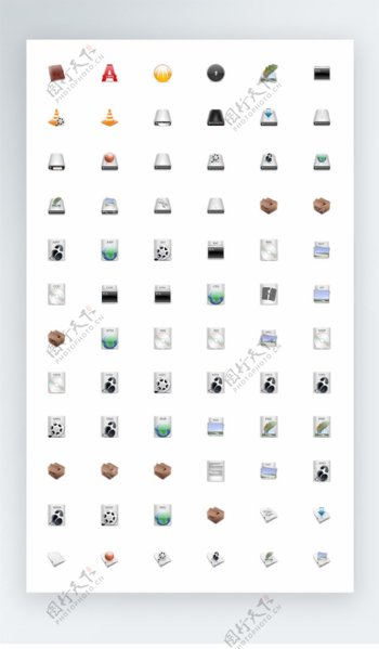 软件工具图标黑白写实图标icon