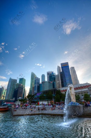 新加坡空中花园鱼尾狮