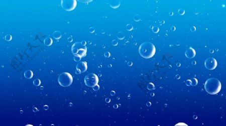 海洋蓝色气泡变换光效视频素材