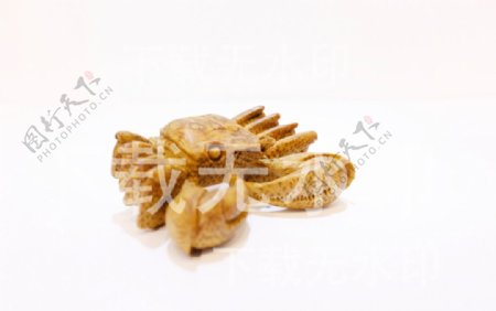 竹雕螃蟹