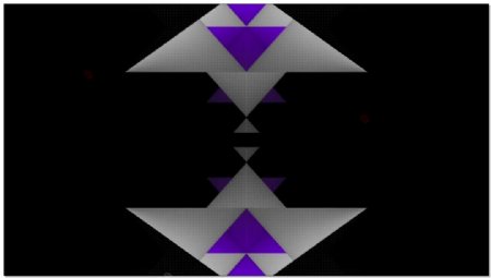 紫色三角形视频素材