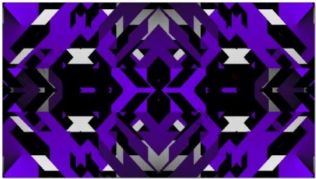 紫色几何形状视频素材