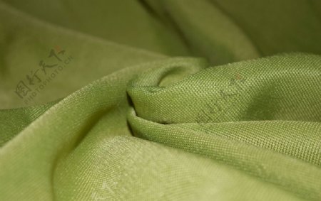 绿色布料丝绸