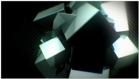 魔方几何三维动感视频素材