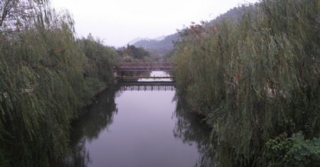 故居前的河桥