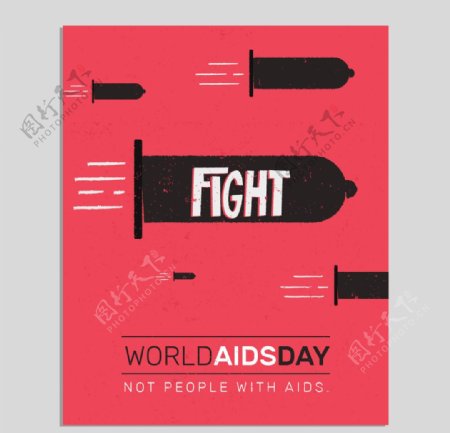 世界艾滋病日卡片