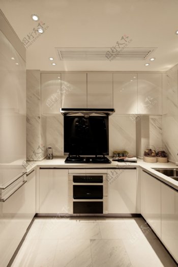 现代简约风室内设计厨房效果图JPG
