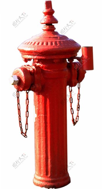 红色消防栓图片免抠png透明图层素材