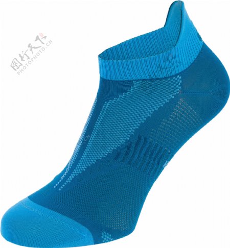 蓝色棉袜子免抠png透明图层素材