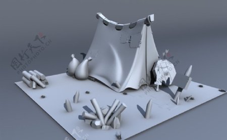 帐篷三维模型