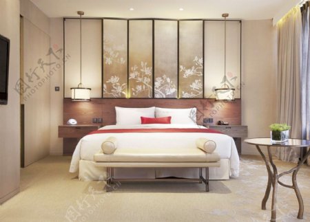 中式简约风格温馨女生卧室设计装