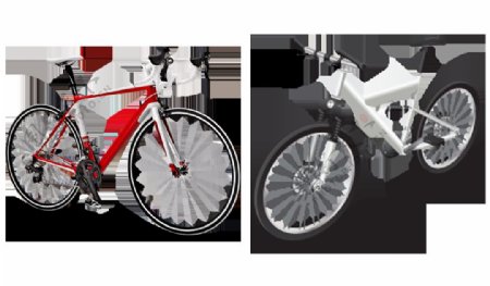 时尚自行车图片免抠png透明图层素材