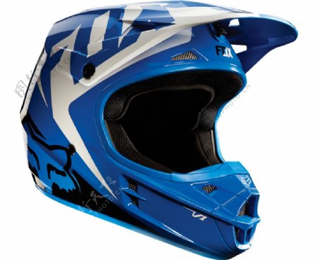 蓝色自行车头盔免抠png透明图层素材