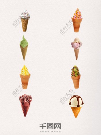 8款美味冰淇淋实物
