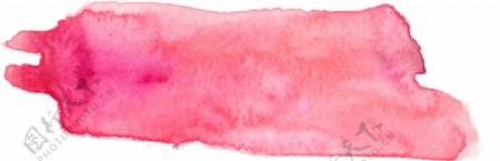 粉色笔刷涂鸦卡通透明素材