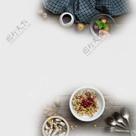 燕麦早餐背景图jpg背景图片