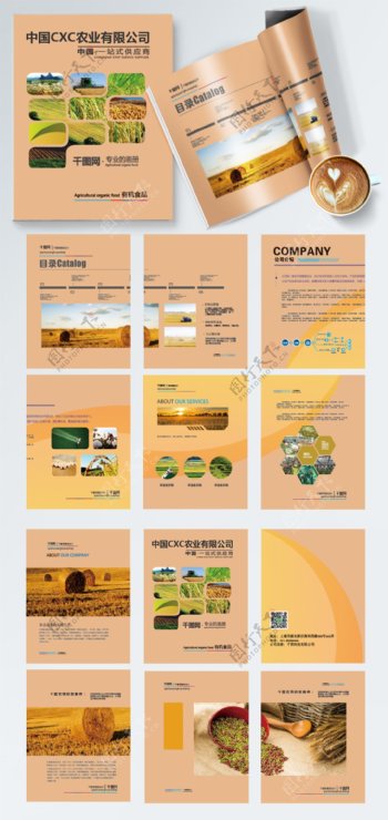 农业环保绿色企业画册