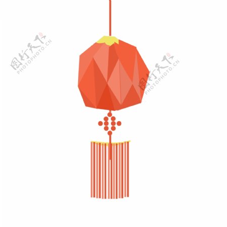 春节红色喜庆折叠灯笼