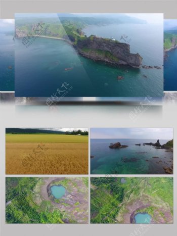 4K航拍日本北海道旅游宣传视频素材