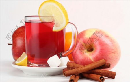 美味的健康的苹果茶