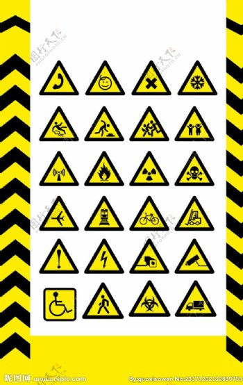 安全标志警告标志