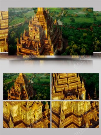 泰国素可泰古城实拍视频素材