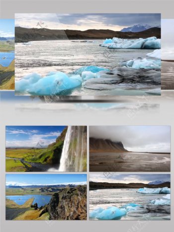 冰岛度假旅游野外风光实拍视频延时