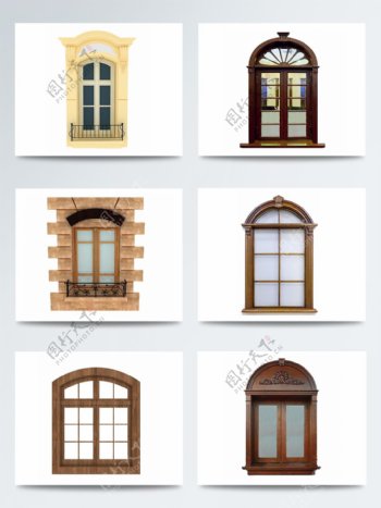 欧式窗户时尚古典设计装饰元素