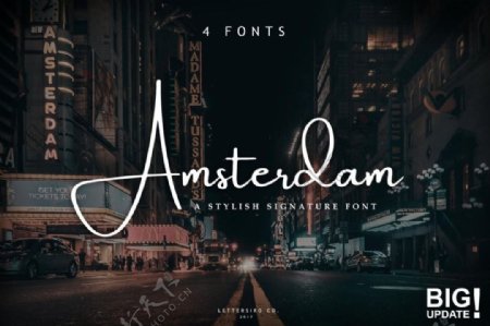 Amsterdam字体集合