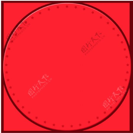 红色圆圈PNG元素