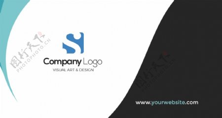 公司logo网页界面PSD模板