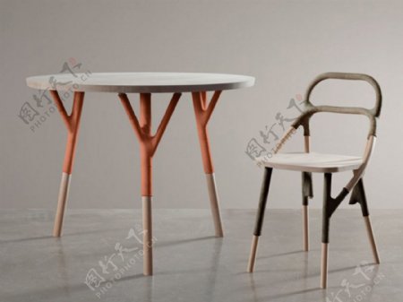 纤维家具设计桌子创意产品设计JPG