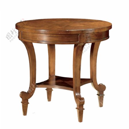 红木家具圆形桌子设计
