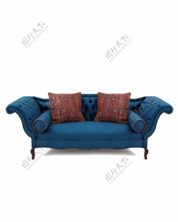 蓝色奢华椅子免扣素材
