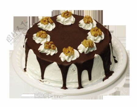 黑巧克力蛋糕素材